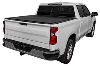 compare product LOMAX B3040059 Hard Tri-Fold Cover; Black Urethane Finish; Single Rail;