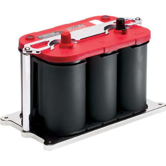 compare product Billet Specialties Optima Battery Mount Polished