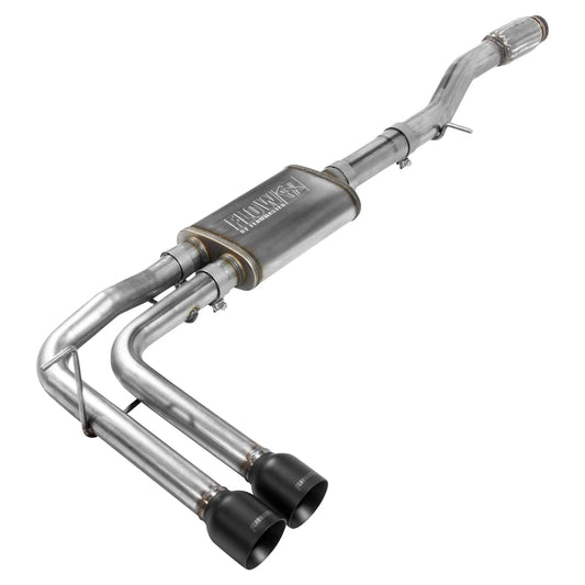 Flowmaster 717787 FlowFX Cat-Back Exhaust Kit Dual 2.5 Inch Stainless Steel 4 Inch Black Ceramic Tips Compatible with 2014-2019 Classic Body Chevy Silverado GMC Sierra 1500 Crew Double Cab 4.3L 5.3L
