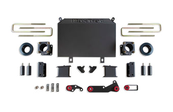 compare product MaxTrac SUSPENSION'S Part# 946760-3 is A Box KIT (Box 3) Including DIFF Drop Brackets, SWAY BAR Extensions, Bumps Stop Extensions, STRUT SPACERS, Coil SPACERS Skid Plate & Hardware