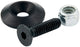 Allstar Performance ALL18635 Black 1/4" x 1" Countersunk Bolt Kit with 1-1/4" OD Washer, (Set of 10)