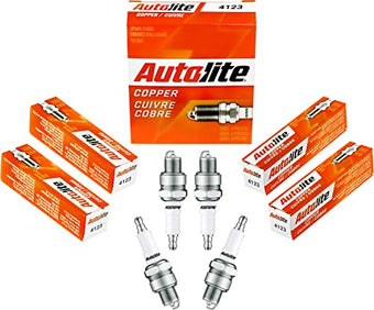 compare product Autolite 4123 Copper Resistor Automotive Replacement Spark Plugs (4 Pack)