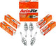 Autolite 4123 Copper Resistor Automotive Replacement Spark Plugs (4 Pack)