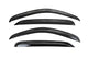 Trail FX Bed Liners TRAILFX Rain Guard Tape On Window Vent Visors Acrylic with A Smoke Tint 4 Piece Compatible with RAM Quad CB 02-09 - 4623H