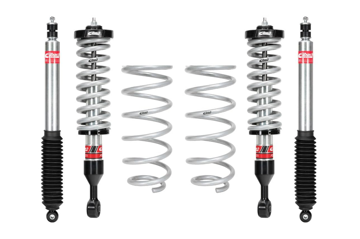 Eibach Suspension Lift Kit, PRO-Truck-Lift Stage 2, 1.5 to 4 in Front Lift, 0 to 1.5 in Rear Lift, Springs/Shocks, Compatible with Toyota Midsize SUV 2003-09, Kit