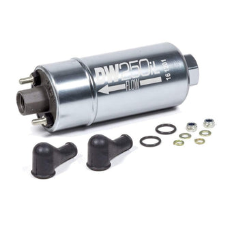 compare product DeatschWerks 9-250 In-Line External Fuel Pump (250lph), 1 Pack