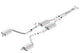 BORLA 140686 Cat-Back Perf. Exhaust System for 2015-2023 Dodge Charger V6 & Chrysler 300 V6 T-304 Stainless Steel ATAK Sound Dual Split Rear Exit Single 2.25" Exit Each Side Reuse O.E. Tips
