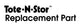 TOTE-N-STOR 20015 Rubber Rear Wheel