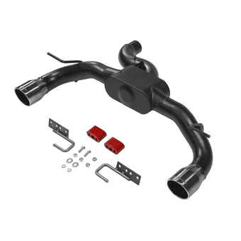 compare product Flowmaster 818120 Outlaw Axle-Back Exhaust Kit 3 Inch 409 Stainless Steel Dual Exit 4 Inch Black Chrome Tips Compatible with 2021-2024 Ford Bronco 2.3L 2.7L 2 & 4-wheel drive 2 & 4 Door