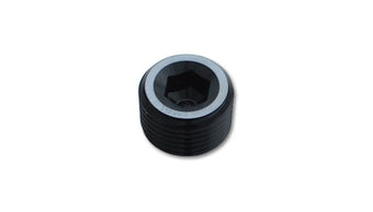 compare product Vibrant Performance 10491 Fitting, Pipe Plug, Internal Allen Head, Male 1/4 in. NPT, Aluminum, Black Anodized, each