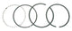 JE Pistons J100F8-4310-5 Moly Piston Ring Set