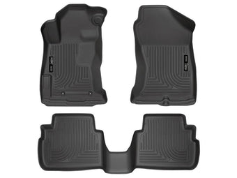 compare product Husky Liners Weatherbeater Floor Mats | Fits 2018 - 2023 Subaru Crosstrek, 2017 - 2023 Subaru Impreza | Front & 2nd Row, 3-pc Black - 99661