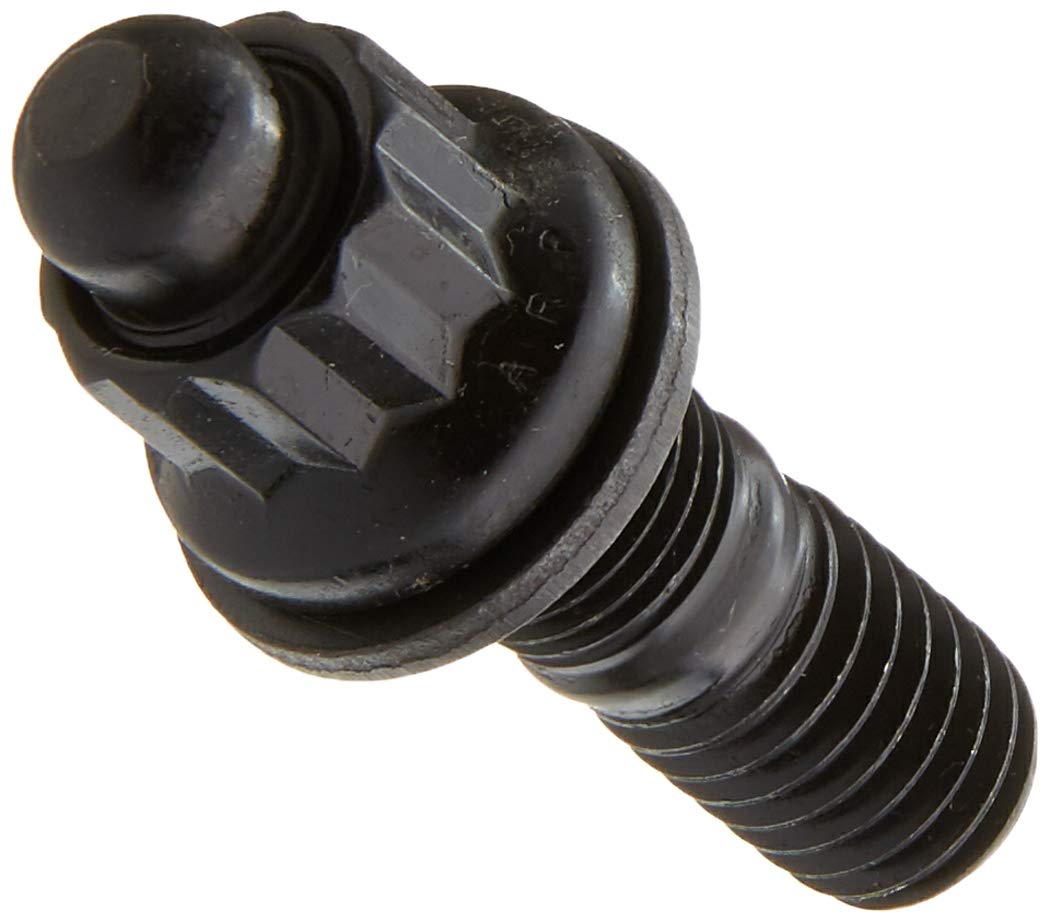 ARP 1001402 Header Studs With 12-Point Nuts, Chrome Moly Steel With Black Oxide Finish, Set Of 12, For Select Chevrolet Small Block Engines