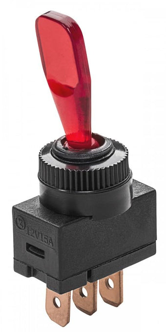 compare product Whitecap S8086C Illuminated Toggle Switch [on/off/o
