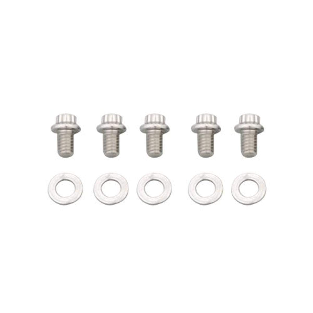 ARP 613-0500 Stainless Steel 3/8-16" RH Thread 0.500" UHL 12-Point Bolt with 3/8" Socket and Washer, (Set of 5)