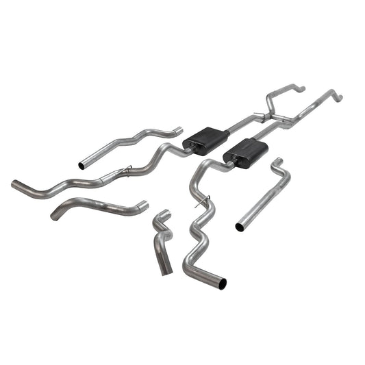 Flowmaster 817940 Crossmember Back Exhaust Kit 2.5 Inch 409 Stainless Steel Compatible with 1967-1972 Chevy/GMC K10, K15/K1500, K20, K25/K2500 4WD V8