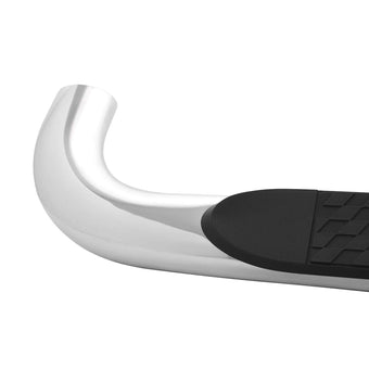 compare product Westin 21-5470 Platinum 4 Oval Nerf Step Bar Display Sample 40 in. Platinum 4 Oval Nerf Step Bar Display Sample