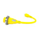 Furrion FP5515-SY 50A-15A Marine Pigtail Adapter , Yellow