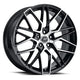 Ultra 4592844U35 Platinum 459 Retribution FWD Wheel, Black