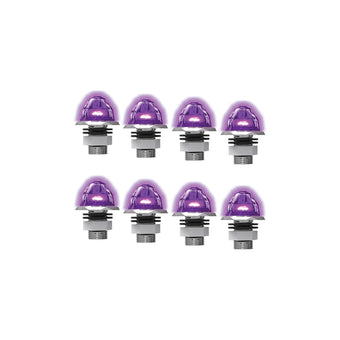 compare product RoadWorks Jewel Mini Watermelon Light Clear Lens and Purple LEDs | 8 Pack | JWL1027