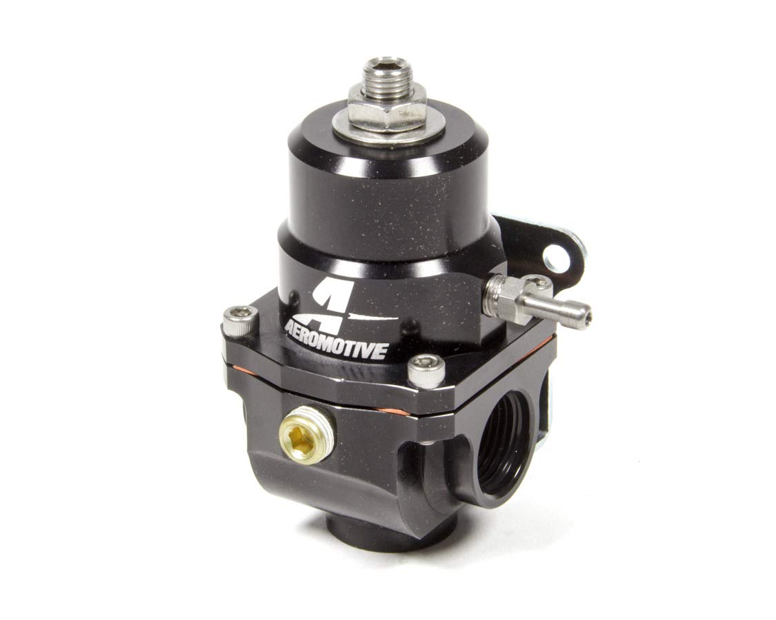 Aeromotive 13303 Regulator, X1 Adjustable, 35-75psi, .188 Valve, (2)-08inlets, -08 return