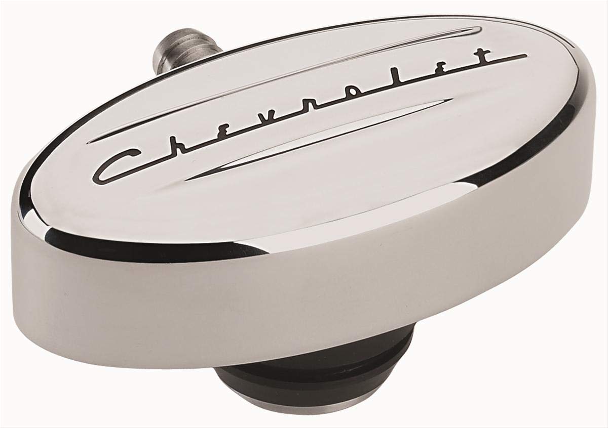BILLET SPEC Breathers/PCV Breathers, Retro Chevrolet Script