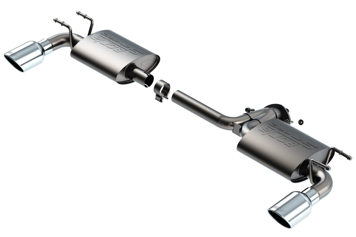 BORLA 11970 Axle-Back System for 2019-2023 Mazda 3 Naturally Aspirated/ 2021-2023 Turbo 2.5L 4 Cyl. Automatic/Manual Transmission Front Wheel Drive/All Wheel Drive 4 Door Hatchback.