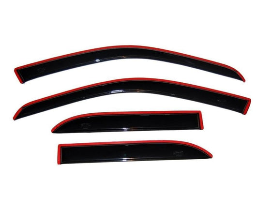 Auto Ventshade [AVS] in-Channel Rain Guards for 2022-2025 Hyundai Tucson | Window Vent Visors, 4 pcs. - Smoke | 194185