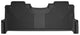 Husky Liners X-act Contour Floor Mats | Fits 2021-2024 Ford F-150 SuperCrew with Fold Flat Storage; 2017-2024 Ford F-250/F-350/F-450 SuperCrew | 2nd Row, 1-pc Black - 53381