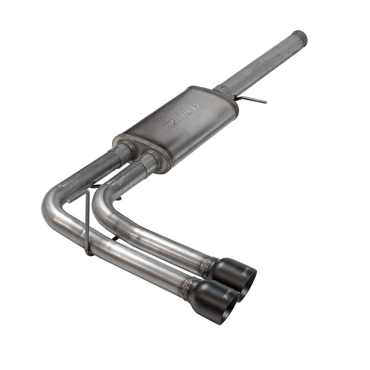 Flowmaster 717929 FlowFX Cat-Back Exhaust Kit 3 Inch to Dual 2.5 Inch Dual Side Exit 409 Stainless Steel with Black Tips Compatible with 2009-2013 GM Silverado/Sierra 1500 5.3L V8