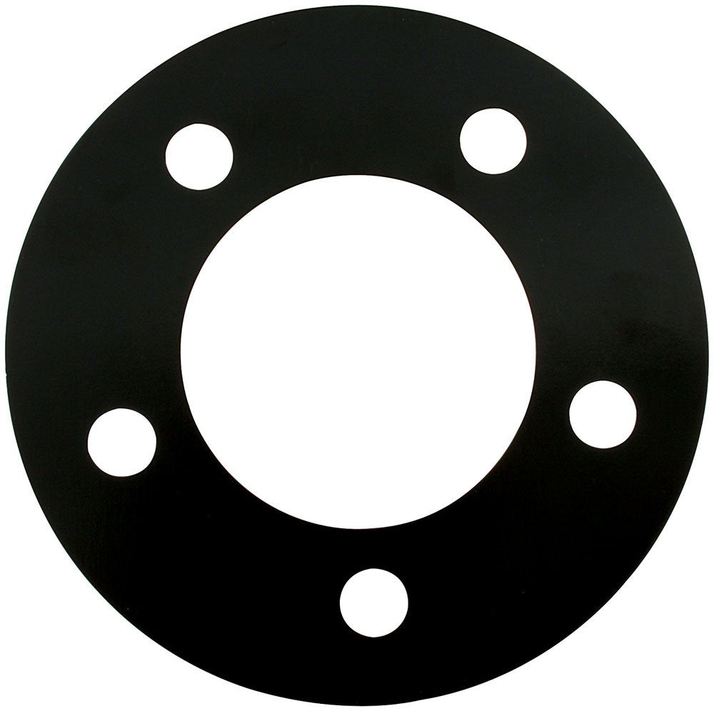 Allstar Performance Wheel Spacer, 5 x 5.00 in Bolt Pattern, 1/8 in Thick, Steel, Black Paint, Each (ALL44125)
