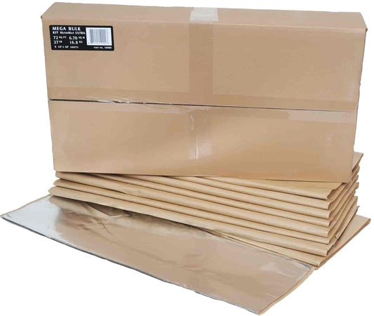 HushMat 10900 MEGA Bulk Kit - (9) 24" x 48" Silver Ultra Sheets - 72 Square Feet