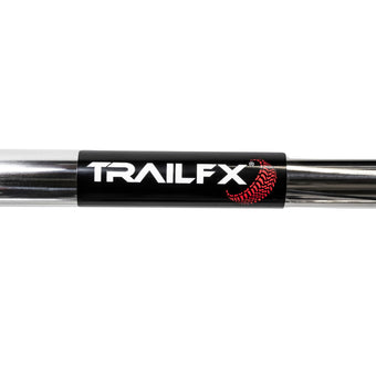 compare product TrailFX E0046S Polished Stainless Steel Grille Guard Fits 2024-2025 Toyota Tacoma 1-Piece 1.5 Inch Tubing with Brush Guard and Light Mounts Bolt-On Brush Guard