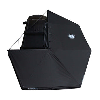 compare product Overland Vehicle Systems 19690002 XD Nomadic 270 Degree Awning with Integrated LED Lights & Black Out Passenger Side | 129 Sq Ft of Coverage | Black Fabric and Travel Cover Included