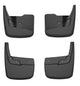 Husky Liners Custom Mud Guards | Fits 2009-2024 Ram 1500/Ram 1500(19-24 Classic Body) 2010-2018 Ram 2500/3500 w/Single Rear Wheels & w/Out OEM Fender Flares | Front & Rear Set, 4-pc Black - 58176