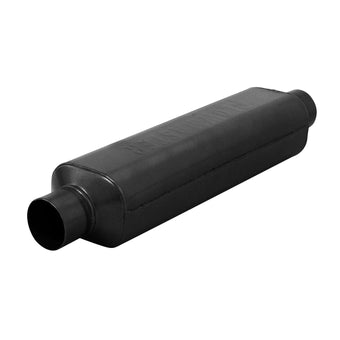 compare product Flowmaster 12418409 HP-2 409S Muffler with Moderate Sound 2.25in Inlet x 2.25in Outlet