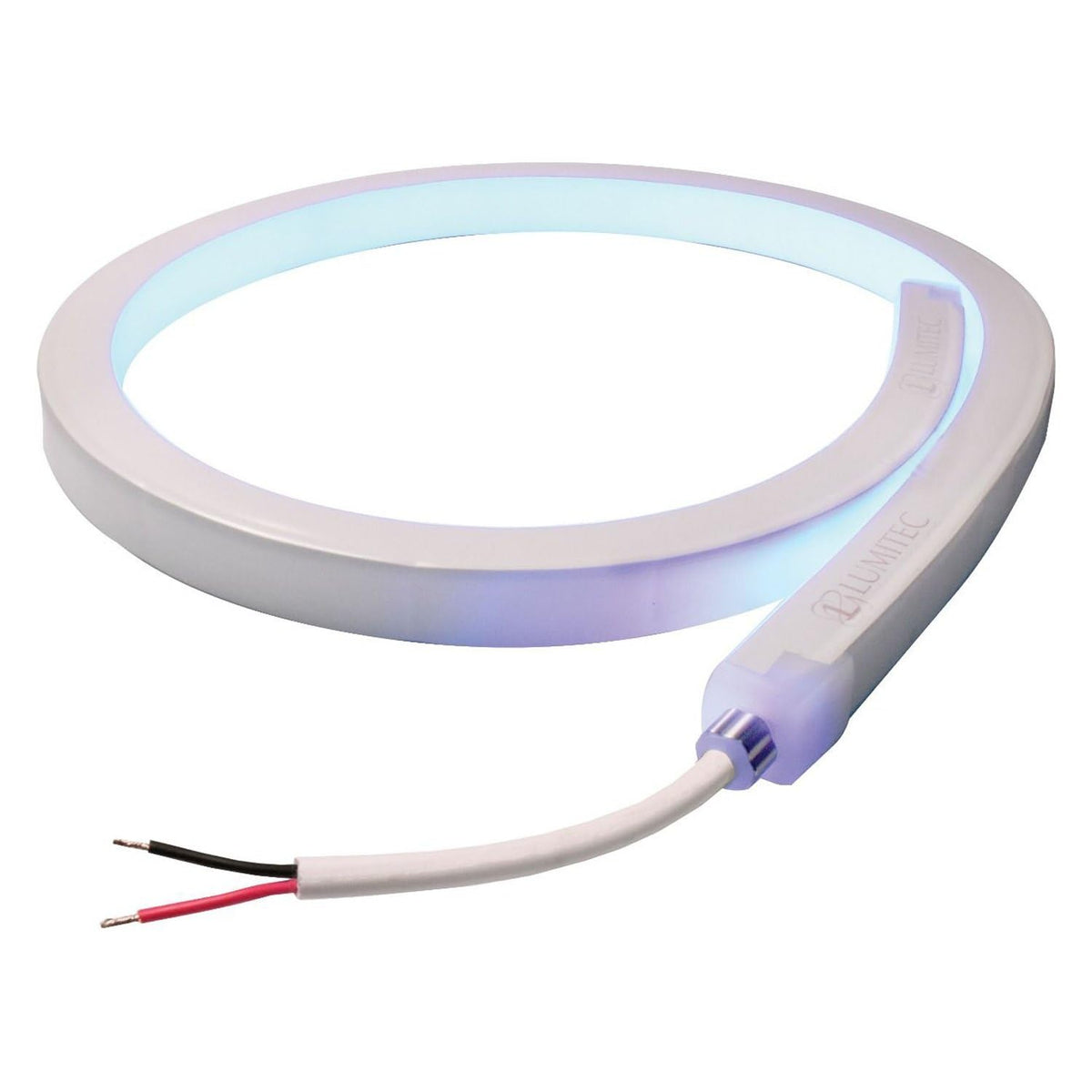 Lumitec Moray Flex Strip Light, 3FT, TopView, White Braket, RGBW