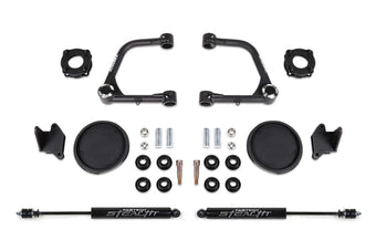 compare product Fabtech 3 UCA KIT W/UNIBALLS & FR SHK SPCRS & RR COIL SPACERS & RR STEALTH 2022 TUNDRA K7086M
