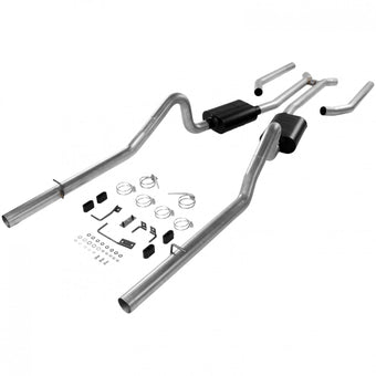 compare product Flowmaster 17382 American Thunder Crossmember-Back Exhaust Kit 3 Inch Aluminized Steel Compatible with 1968-1970 Mopar B-Body with V8 engine