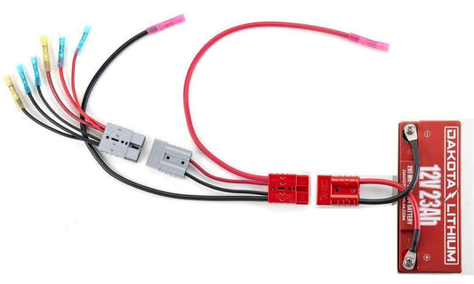 CONNECT EASE RCE12VKYKPRO 12V Yak Max Pro Pro Connection Harness Battery Trolling Motor