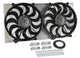 Derale 16843 Dual RAD Fan/Aluminum Shroud Assembly