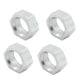 Allstar Performance Jam Nut, 5/8-18 in Right Hand Thread, Aluminum, Natural, Set of 4