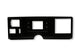 Holley EFI 553-420 Dash Bezel for Holley EFI 7 in. Digital Dashes
