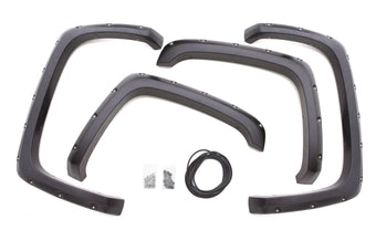 compare product RealTruck Lund RX125T Elite Series Rivet Style Fender Flare (Textured Finish, 4pc Set)