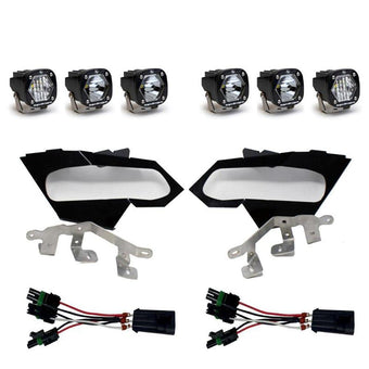 compare product Baja Designs UTV S1Triple LED Headlight Kit for Can-AM Maverick X3 2017-21