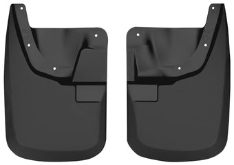 compare product Husky Liners - Front Mud Guards | 2011-2016 Ford F250/F350 w/o OE Fender Flares, Front Set - Black, 2 Pc | 56681