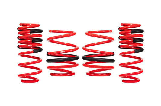 Eibach Suspension Spring Kit, SPORTLINE, Lowering, 4 Coil Springs, Red Powder Coat, compatible with Honda Civic 2022-25, Kit