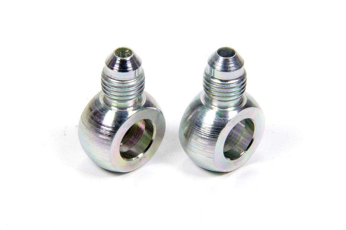 Aeroquip FCM2940 Steel 37-Degree Flare to Banjo Brake Adapters - Pack of 2