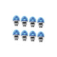 RoadWorks Jewel Mini Watermelon Light Clear Lens and Blue LEDs - 8 Pack | JWL1024