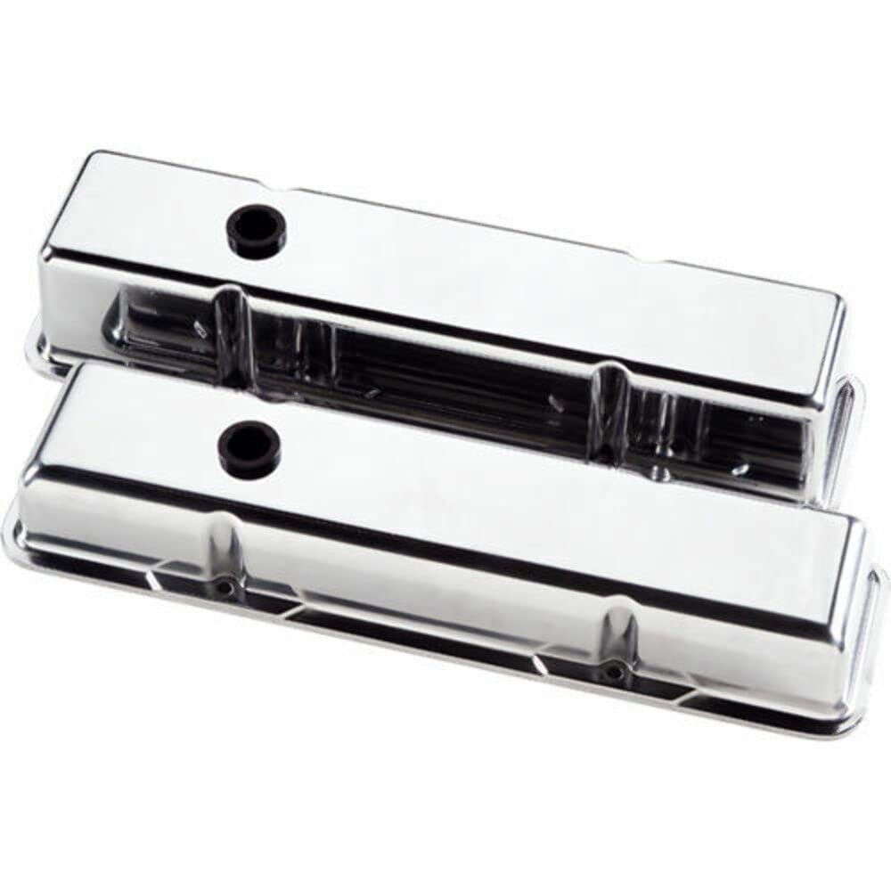 Billet Specialties Small Block Valve Covers - Short Plain